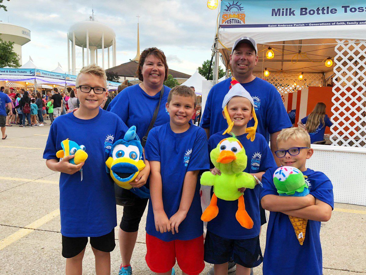 Summer Festival Volunteers Saint Ambrose Brunswick