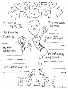 catholic mom coloring pages