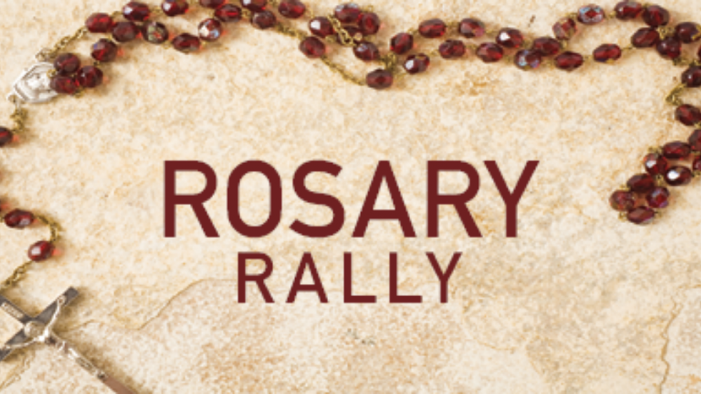 rosary rally Saint Ambrose Catholic Parish
