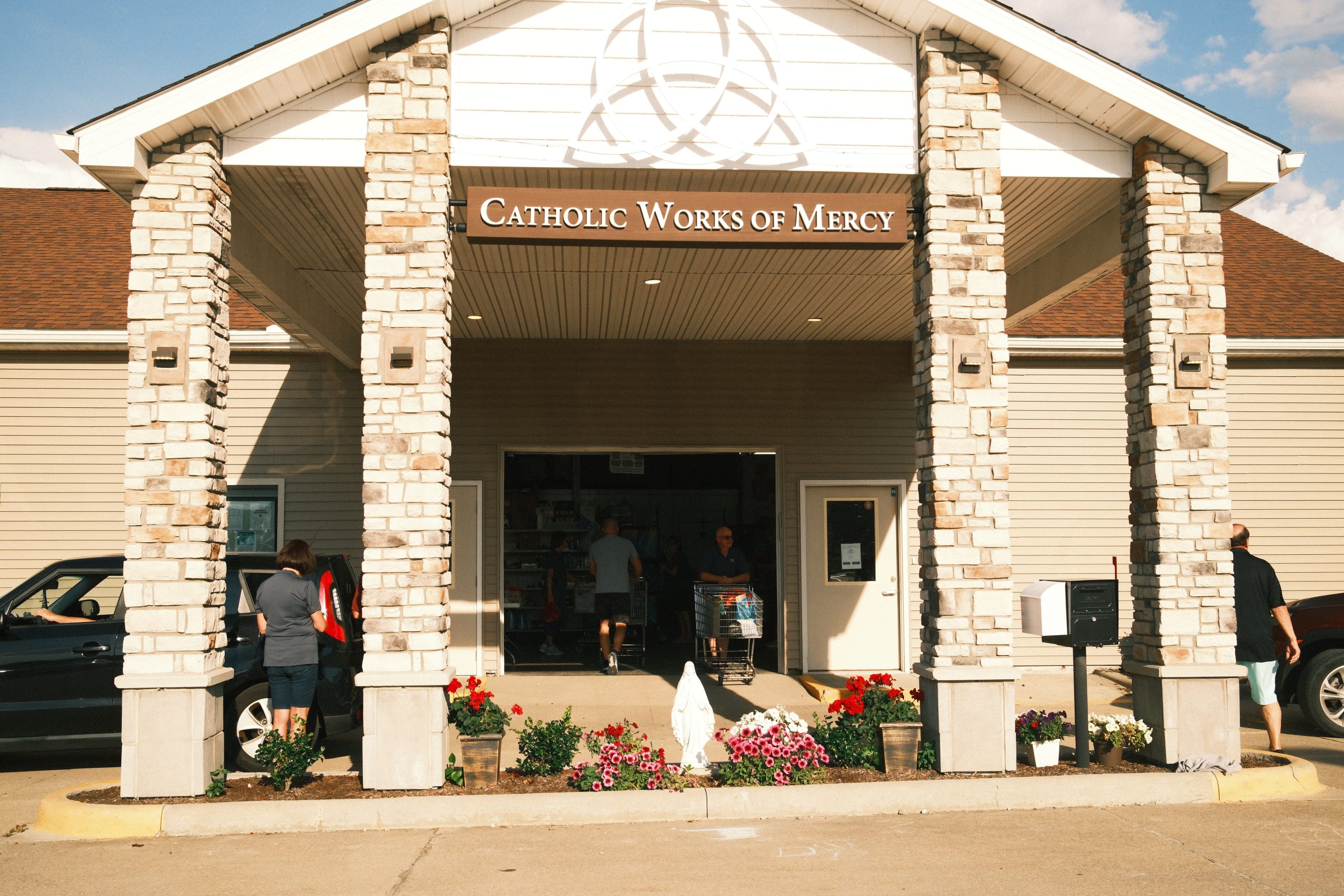 Sacred crucifix in church