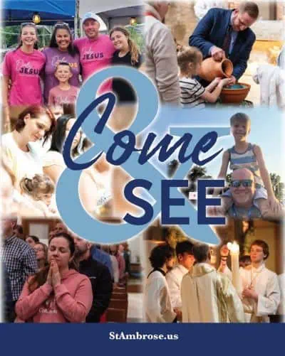 Download and print our Come & See prayer card.