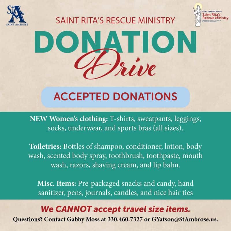 SA26 Saint Rita’s Donation Drive Socials2