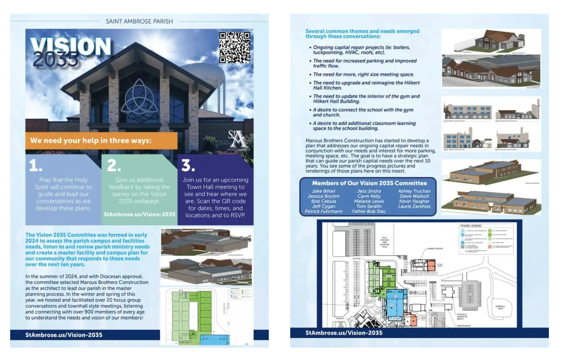 The Vision 2035 process will: