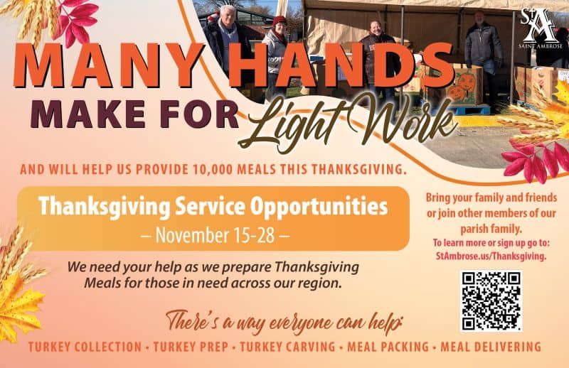 Thanksgiving Service Opportunities!