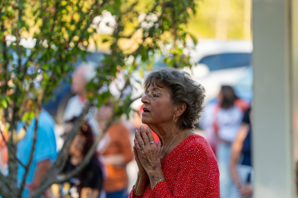 Mass at the Grotto