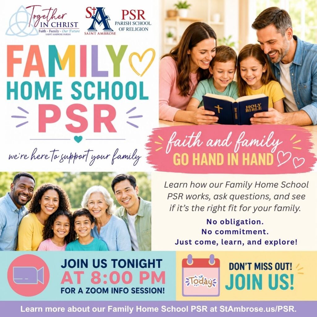 Family Home School PSR Info Session